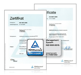 zertifikate DIN ISO 9001:2015